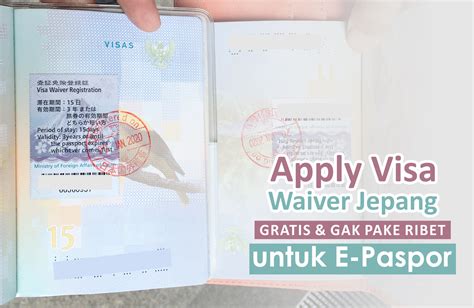 visa exemption japan indonesia